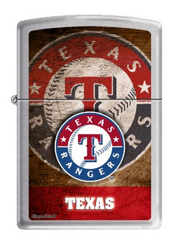 Texas Rangers芝宝美国棒球联盟纪念打火机
