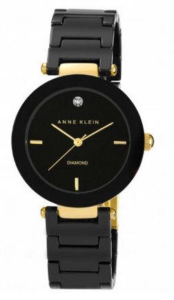安妮克莱恩女士 AK/1018BKBK 陶瓷表带精美手表