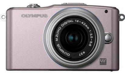 奥林巴斯 E-PM1微单相机+14-42mm II镜头套机(粉色) 
