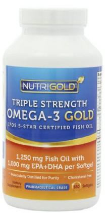 加强版金牌深海鱼油软胶囊 含Omega 3