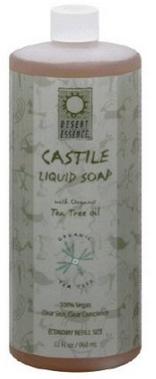 沙漠精华茶树液体卡斯蒂利亚肥皂