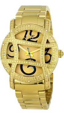 女式JB-6214-A“奥林匹亚”黄金色调表盘钻石手表