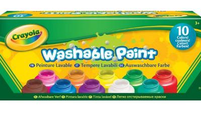 绘儿乐 Washable Kids Paint 10色幼儿可水洗绘画颜料