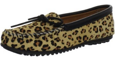 迷妮唐卡 Women''s Full Leopard Mocassin豹纹平底鞋