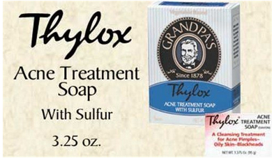 爷爷的菜园 Thylox Acne Soap 去黑头痤疮含硫化物 洁面皂