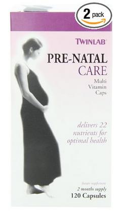  Pre-Natal Formula 孕妇哺乳综合维生素叶酸胶囊 120粒/瓶*2瓶