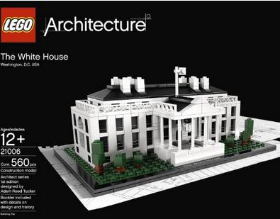 乐高 Architecture White House 21006 美国白宫
