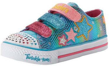 斯凯奇儿童Twinkle Toes Shuffles-Triple Up运动鞋