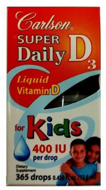卡尔森Ddrops Liquid Vitamin D3 (400IU)宝宝维生素D滴剂