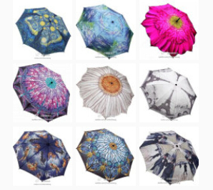Folding Umbrella 全球最美的大花朵折叠雨伞