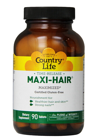 美国Country Life Maxi Hair TR护发营养片 90粒