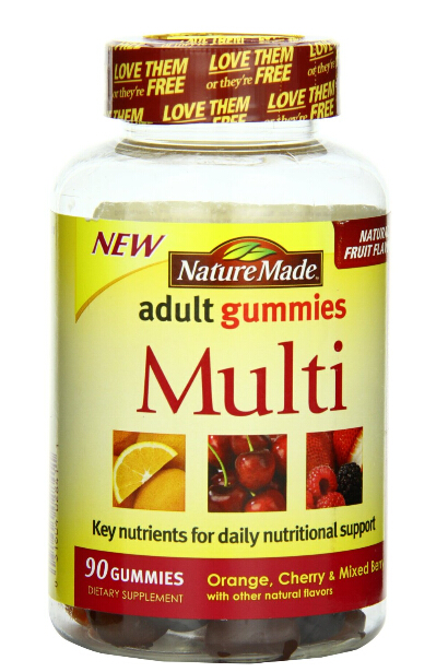 Multi-Vitamin Adult Gummies 多种复合维生素软糖 90粒