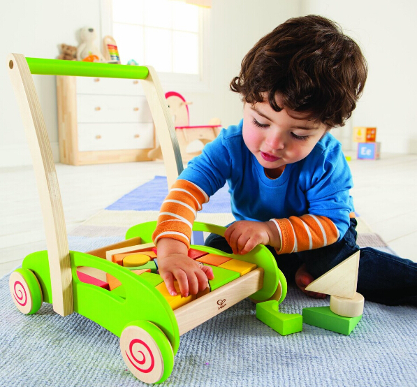 儿童玩具1-2岁 积木手推车