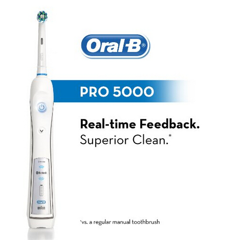 直邮【Oral-B 欧乐B Pro 5000 SmartSeries蓝牙充电式电动牙刷】