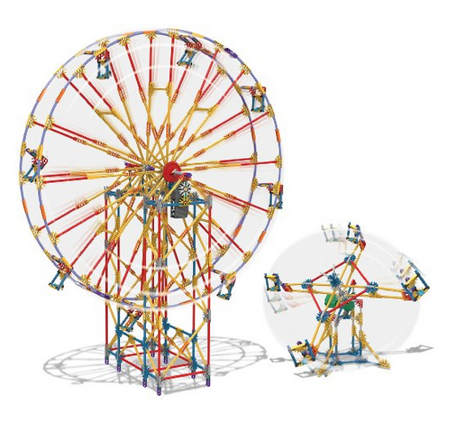 K''NEX Ferris Wheel 2合1 摩天轮套装$28.09+$11.54直邮中国（约￥255）