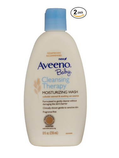 Aveeno Baby 婴儿舒缓湿疹沐浴露 236ml*2瓶$13.18，直邮到手约合108元（直邮总共$17.16）