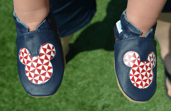 限尺码：ROBEEZ Disney Mickey Geo 真皮软底学步鞋$10.27+$3.36直邮中国（ 合￥88）