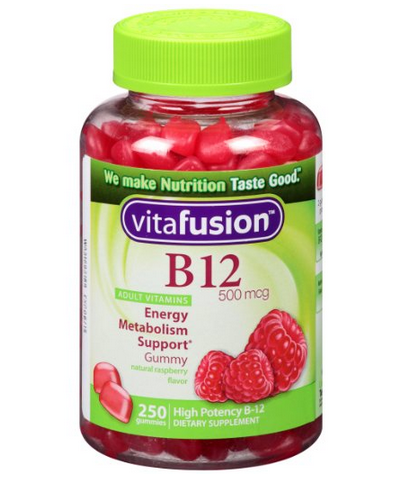 难得补货，Vitafusion 小熊 B12维生素软糖 成人版 250粒 $7.99 到手￥80