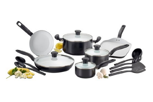 T-fal C921SG 陶瓷不粘锅 16件套$77.01+$49.06直邮中国（约￥810）