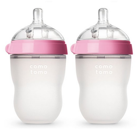 COMOTOMO 硅胶防胀气奶瓶 250ml*2个$19.69+$3.46直邮中国（合￥147）