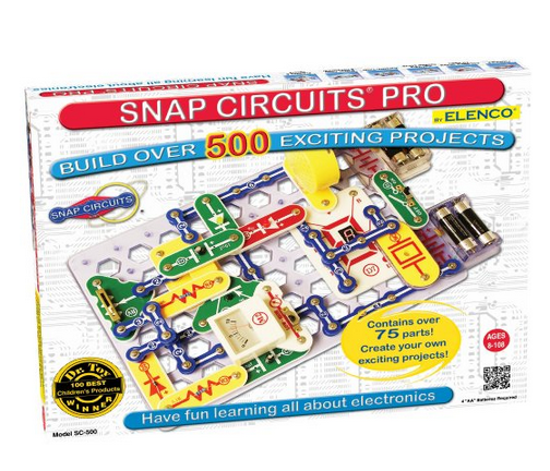 Elenco Snap Circuits SC-500电路积木$50.25，直邮到手约合389元（直邮总共$61.84）