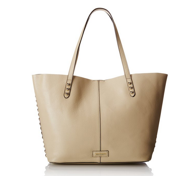 2015年新款，Rebecca Minkoff瑞贝卡·明可弗 Unlined Tote 纯色铆钉挎包$132.42，约合934元