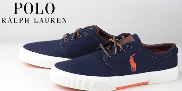 Polo Ralph Lauren 拉夫劳伦 小马标男士帆布板鞋 新低$16.99 直邮无税到手￥154