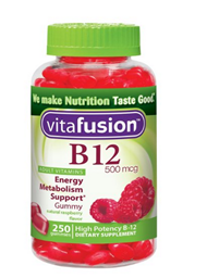 适合凑单，Vitafusion 小熊 B12维生素软糖 成人版 250粒 $6.99（$7.99-1） 到手￥75