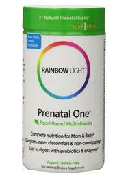Rainbow Light 润泊莱 Prenatal One 每日一片 孕妇综合营养片 150粒$17.08（约￥160）
