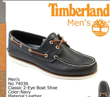 Timberland 天木兰 Classic-2 Eyed Boat Shoe 男款 经典两孔船鞋$27.99，约合276元（白菜价~）