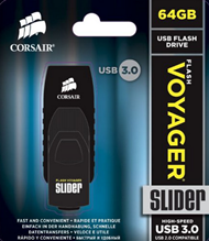 直邮中国！【Corsair 海盗船 Voyager Slider 64GB USB 3.0 高速U盘】$21.99，直邮到手约合151元