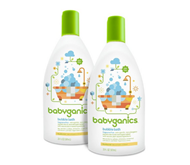 直邮中国！【Babyganics Baby 甘尼克宝宝 Bubble Bath 婴幼儿泡泡沐浴露（591ml*2瓶）】$8.38（需coupon，合￥93）