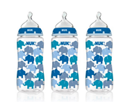 直邮中国！【NUK Fashion Orthodontic 婴儿防胀气奶瓶 300ml * 3个】$9.27，直邮到手约合83元。