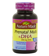 历史新低！【Nature Made Multi Prenatal 孕期/哺乳期 综合营养素+DHA软胶囊 90粒】$11，约合75元。