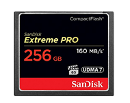 史低！【可拍4K，SanDisk Extreme PRO 至尊超极速系列 256GB CF高速存储卡】$393.05，约合2478元（国内4599元）