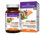 史低！【New Chapter One Daily系列 男士 40岁以下每日一片综合有机营养片 72片】$26.81，约合158元。