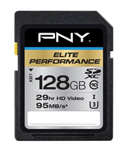历史新低！【PNY 必恩威 Elite Performance SDXC Class 10 UHS-1 128GB存储卡】$39.99，约合253元。