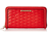 Rebecca Minkoff Quilted Ava 女式菱格纹钱包下单再8折，直邮含税总共$89.93