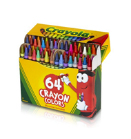 凑单品！【Crayola 绘儿乐 64色 儿童蜡笔】$2.89