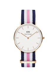 直邮！粉色系：$82.48【Daniel Wellington DW 女款时尚休闲手表 0605DW】