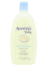 凑单新低价！【Aveeno Baby Wash & Shampoo 婴儿洗发沐浴二合一 532ml】 $3.81，可以直邮中国