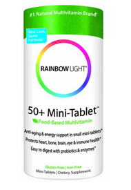 好价！适合送父母！【Rainbow Light 润泊莱50岁以上综合维生素180粒】$15.85，含运费到手约115元。