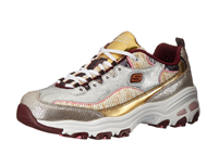 直邮中国！【Skechers 斯凯奇 Sport D''Lites 女款熊猫鞋】金色特价$36.36，到手约283元