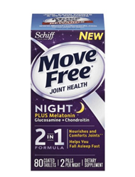 让关节不适者安心睡个好觉【Move Free 2合1 维骨力（氨糖+软骨素+褪黑素）80粒】$17.97，约合94元。