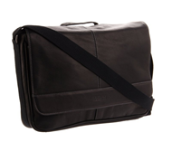 新低价！【Kenneth Cole Risky Business Messenger Bag 真皮信使包/单肩通勤包，黑色款】$59.99，约合477元。