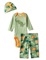 凑单好价！【Gerber 嘉宝 Baby-Boys Newborn 婴儿服三件套】$3.39起，属于add-on商品，适合凑单带回。
