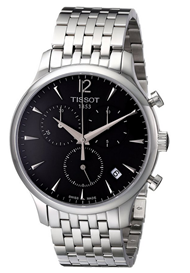 直邮中国！【Tissot 天梭T063.617.11.067.00男士计时石英手表】$299，到手约2400元。