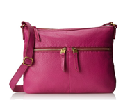 新低价！【Fossil Erin Cross Body 女式真皮挎包】$64.62，约合488元。