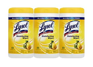 凑单好价！【Lysol 来沙尔 消毒湿巾 柠檬酸橙味 80*3盒】$9.97，转运到手约50元。  