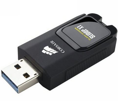 CORSAIR 海盗船 Flash Voyager Slider U盘（64GB、USB3.0）$18.99 + $2.17直邮中国（约￥140）